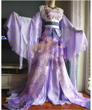Zan Chun 3 Designs Light Purple White Cosplay Hanfu Cos Thirteenth Moon of HuaXiYin Princess Swordlady Hanfu Photography Cosplay 
Zan Chun 3 Designs Light Purple White Cosplay Hanfu Cos Thirteenth Moon of HuaXiYin Princess Swordlady Hanfu Photography Cosplay
