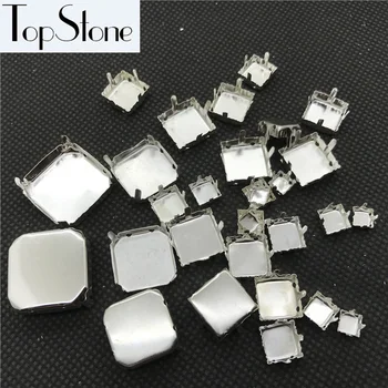 Square Octagon Metal Cup Tray Silver/Brass Claws 4 holes Setting Fitting for Crystal Fancy Stones 8mm~23mm
Square Octagon Metal Cup Tray Silver/Brass Claws 4 holes Setting Fitting for Crystal Fancy Stones 8mm~23mm