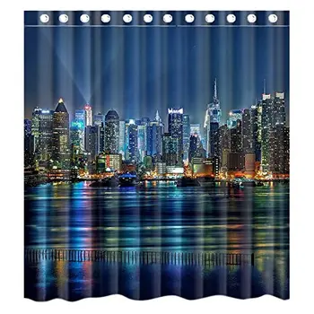 Custom New York Colorful City Waterproof Polyester Fabric Bathroom Shower Curtain Standard
Custom New York Colorful City Waterproof Polyester Fabric Bathroom Shower Curtain Standard