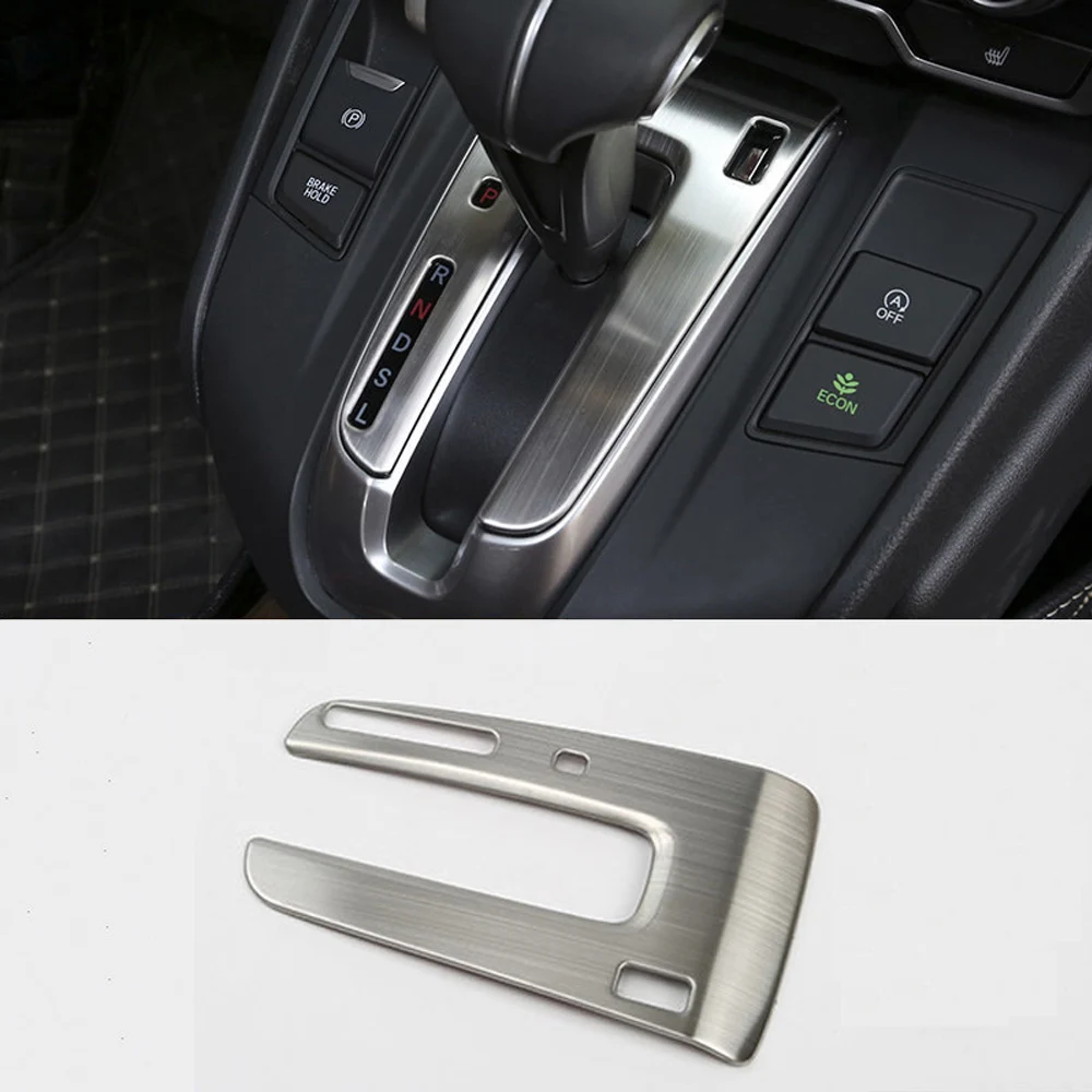 Stainless steel Car Accessories Gear Shift Panel Cover Sticker Trim for Honda CRV 2017 2018 2019 Accessories Car Styling
Stainless steel Car Accessories Gear Shift Panel Cover Sticker Trim for Honda CRV 2017 2018 2019 Accessories Car Styling