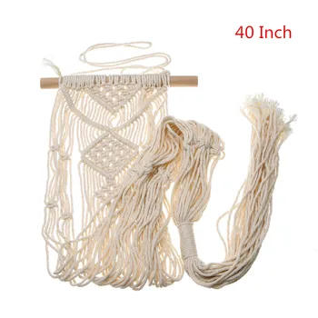 Mayitr Macrame Plants Hanger 40 Inch Hook Flower Pot Holder String Hanging Rope For Wall Art Home Garden Balcony Decoration
Mayitr Macrame Plants Hanger 40 Inch Hook Flower Pot Holder String Hanging Rope For Wall Art Home Garden Balcony Decoration