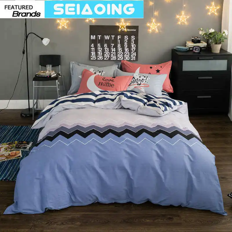 ocean wave striped bed linens 100% cotton blue duvet covers 4/5pc boy adult home decor full queen size bedding sets nordic sheet
ocean wave striped bed linens 100% cotton blue duvet covers 4/5pc boy adult home decor full queen size bedding sets nordic sheet