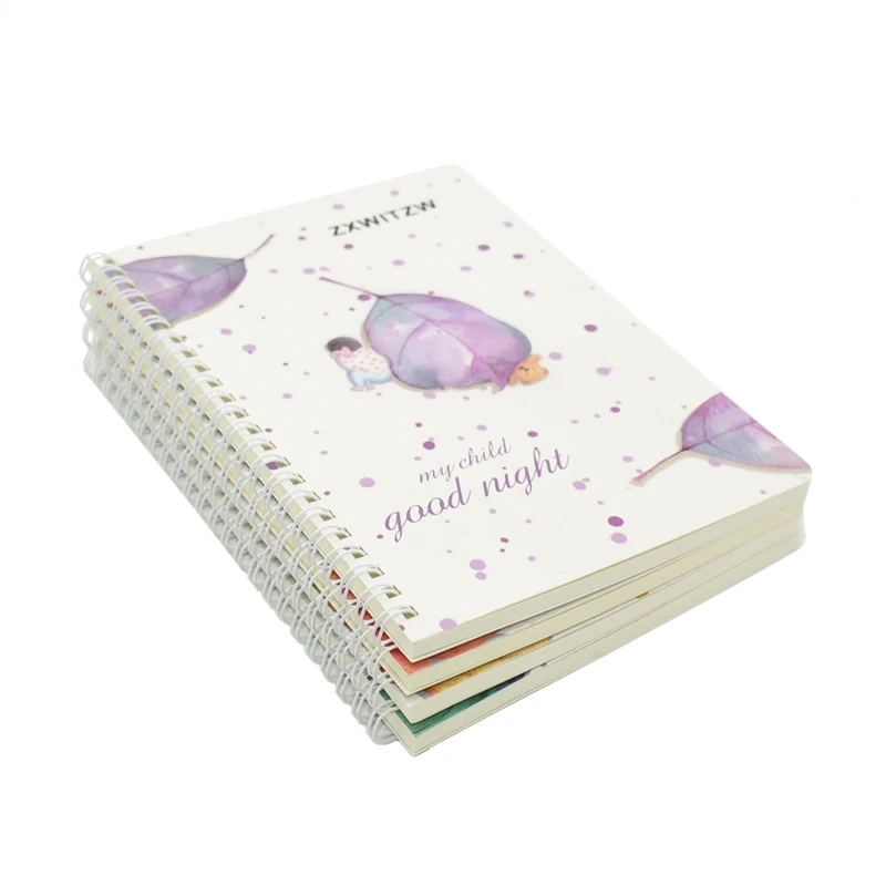 4pcs high quality small fresh coil notebook, 60 pages A5 school office record this lovely creative stationery
4pcs high quality small fresh coil notebook, 60 pages A5 school office record this lovely creative stationery