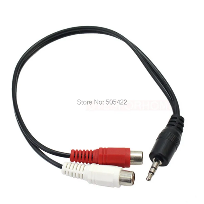 50pcs/lot wholesale 3.5mm Stereo Audio Male Jack to 2 RCA Female Plug Adapter Headphone Y Cable
50pcs/lot wholesale 3.5mm Stereo Audio Male Jack to 2 RCA Female Plug Adapter Headphone Y Cable