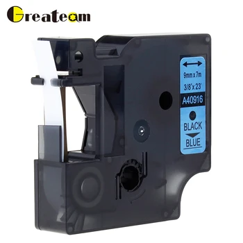 Greateam 1pcs 40916 Compatible Dymo D1 S0720710 40916 9mm Label Tape Black on Blue for Dymo Label Manager 160 280 420P
Greateam 1pcs 40916 Compatible Dymo D1 S0720710 40916 9mm Label Tape Black on Blue for Dymo Label Manager 160 280 420P