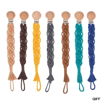 Baby Pacifier Chain Clips Holder Pacifier Anti-lost Chain Nursing Teether Dummy Soother Nipple Strap
