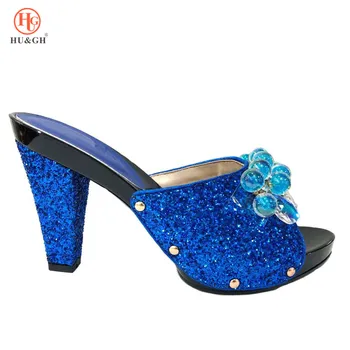 Latest Royal Blue Color Italian Women Sandals Shoe for Party African Wedding High Heels Slip on African Women Pumps Party Shoe
Latest Royal Blue Color Italian Women Sandals Shoe for Party African Wedding High Heels Slip on African Women Pumps Party Shoe