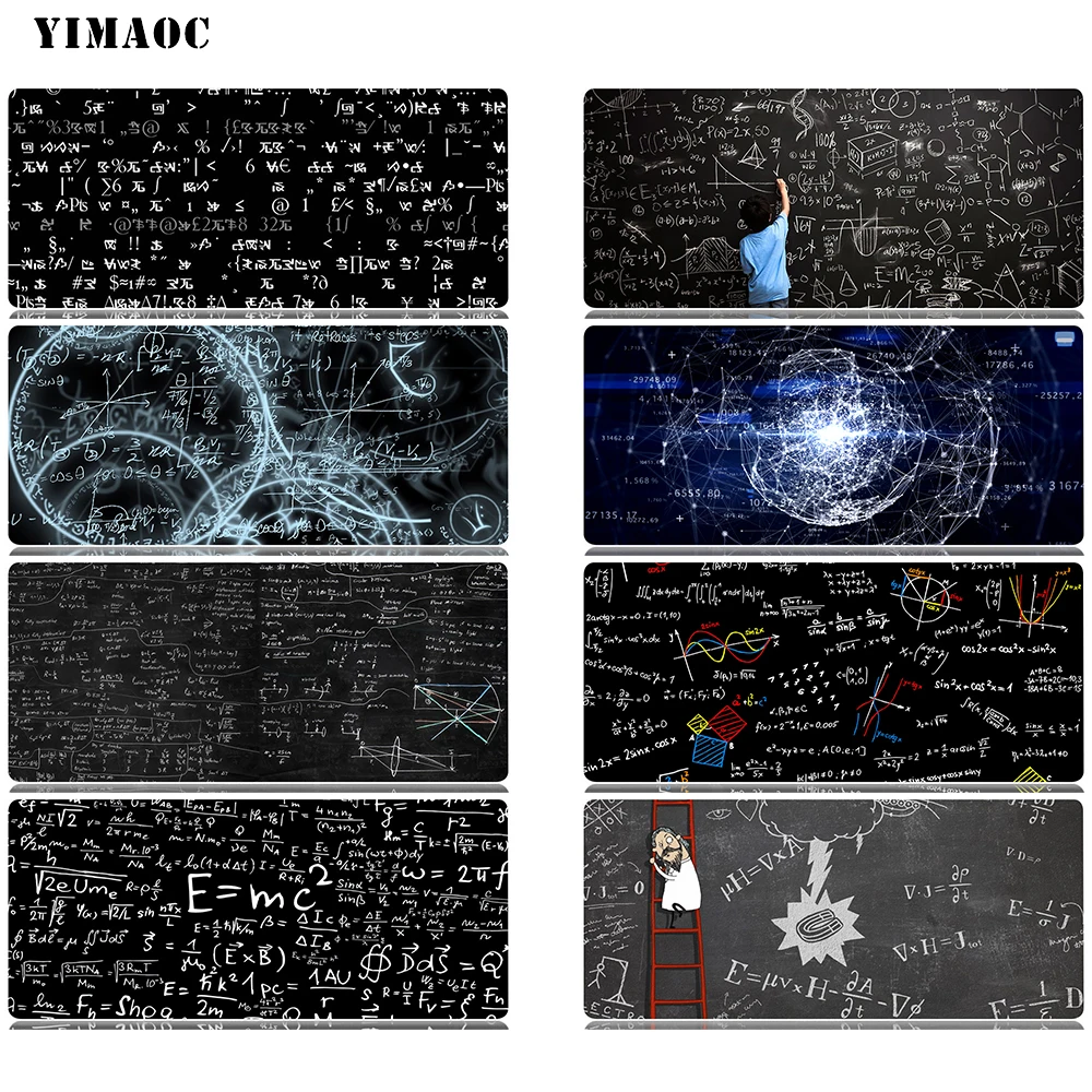 YIMAOC Boy Gift Pad Geometric formula Mouse Pad Computer Mousepad Anti-slip Natural Rubber Gaming Mouse Mat 30x60 cm
YIMAOC Boy Gift Pad Geometric formula Mouse Pad Computer Mousepad Anti-slip Natural Rubber Gaming Mouse Mat 30x60 cm