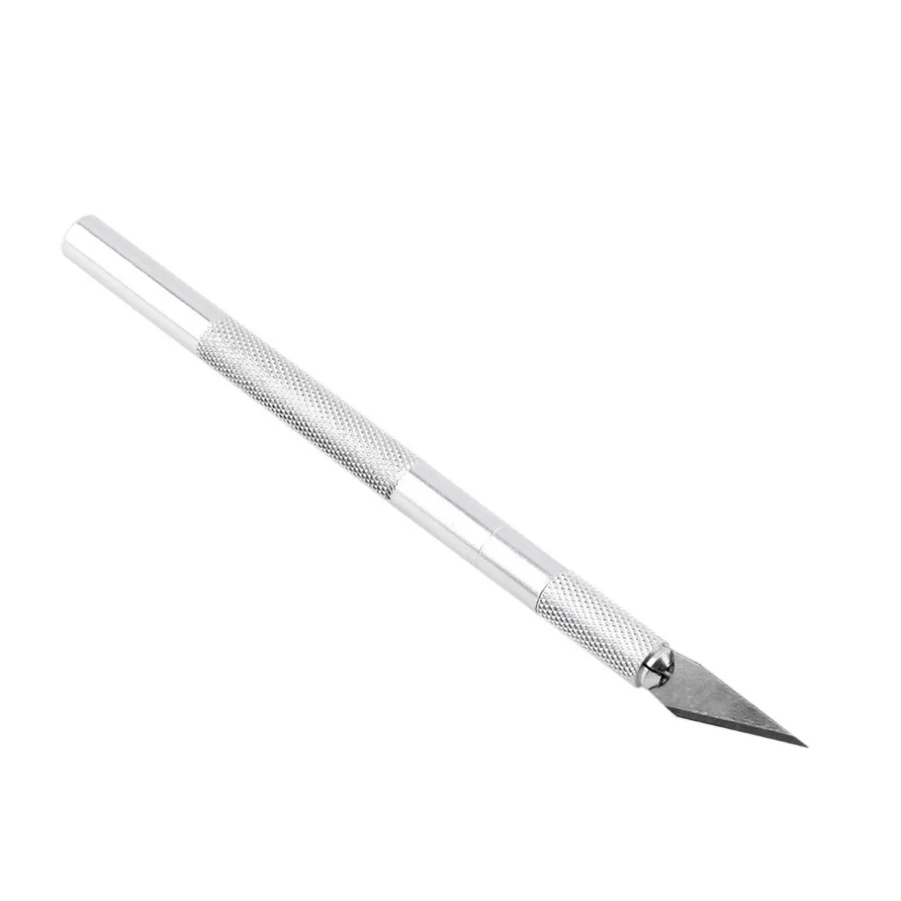 New 5 Blade Scalpel Cutter Metal Handle Craft Knife Engraving Metal Tool High Quality
New 5 Blade Scalpel Cutter Metal Handle Craft Knife Engraving Metal Tool High Quality