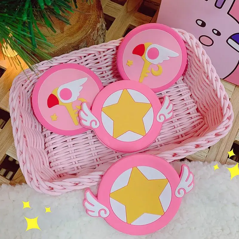 1pc Creative Cardcaptor Sakura Magic Wand Dreamlike Round Roundness Mirror Pink Kawai Mini Pocket Mirror cute Gift figure Toys
1pc Creative Cardcaptor Sakura Magic Wand Dreamlike Round Roundness Mirror Pink Kawai Mini Pocket Mirror cute Gift figure Toys