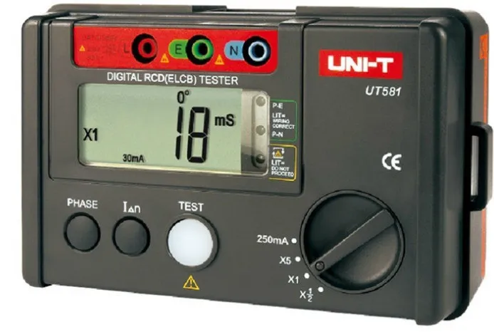 Fast arrival UT581 leakage protection switch tester / RCD measure / wiring inspection/Current 10/500mA Voltage of 195-253V
Fast arrival UT581 leakage protection switch tester / RCD measure / wiring inspection/Current 10/500mA Voltage of 195-253V