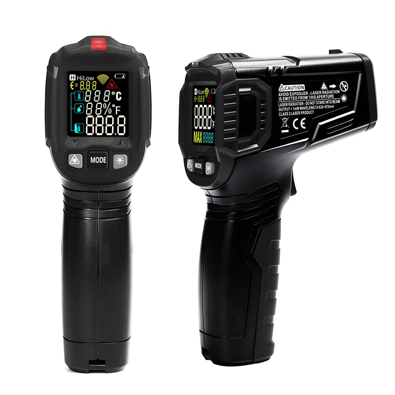 Infrared Thermometer -50-600 Degrees Non-contact IR Digital Hygrometer Laser Pyrometer LCD Colorful Screen Temperature Meter
Infrared Thermometer -50-600 Degrees Non-contact IR Digital Hygrometer Laser Pyrometer LCD Colorful Screen Temperature Meter