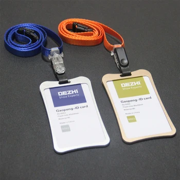 1PCS Ultra-thin Aluminum Alloy ID IC Card Holders Badge Holder for with 1.0CM Polyester Separable Safety Lanyard XP23
1PCS Ultra-thin Aluminum Alloy ID IC Card Holders Badge Holder for with 1.0CM Polyester Separable Safety Lanyard XP23