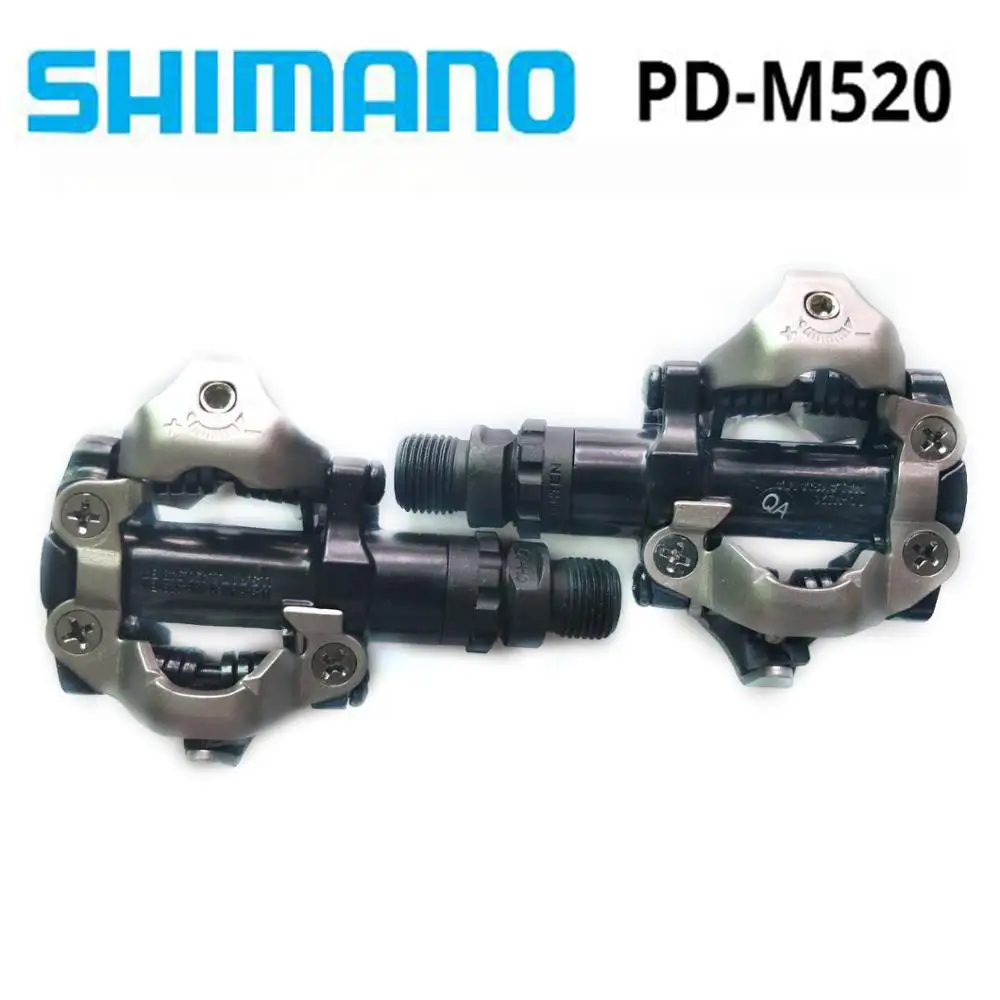 PD-M520 Shimano SPD Pedal MTB Mountain Bike Self-Locking Click Pedals WITH Cleats PD22 free shipping
PD-M520 Shimano SPD Pedal MTB Mountain Bike Self-Locking Click Pedals WITH Cleats PD22 free shipping
