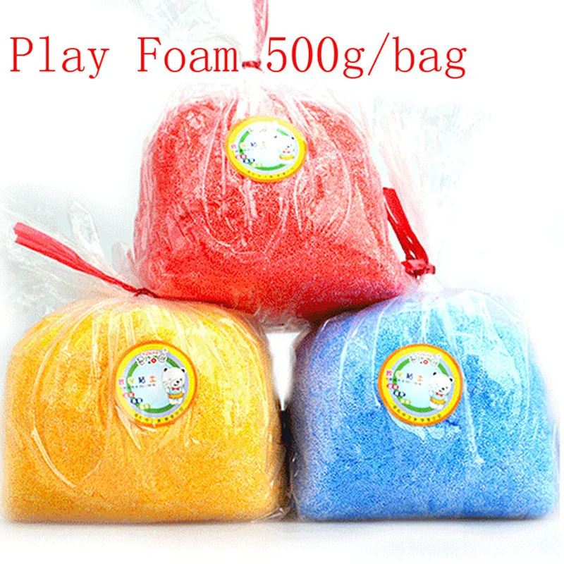 Play foam 500g/bag Light Soft Colored Modeling Clay Model Magic Air Dry slime Plasticine slime Play Dough toys for kids
Play foam 500g/bag Light Soft Colored Modeling Clay Model Magic Air Dry slime Plasticine slime Play Dough toys for kids