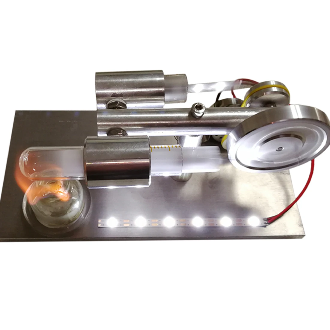 Hot All Metal Row Light Single Cylinder Stirling Micro Engine Physics Experiment Gift Model Education Toy Gift For Kids Children
Hot All Metal Row Light Single Cylinder Stirling Micro Engine Physics Experiment Gift Model Education Toy Gift For Kids Children