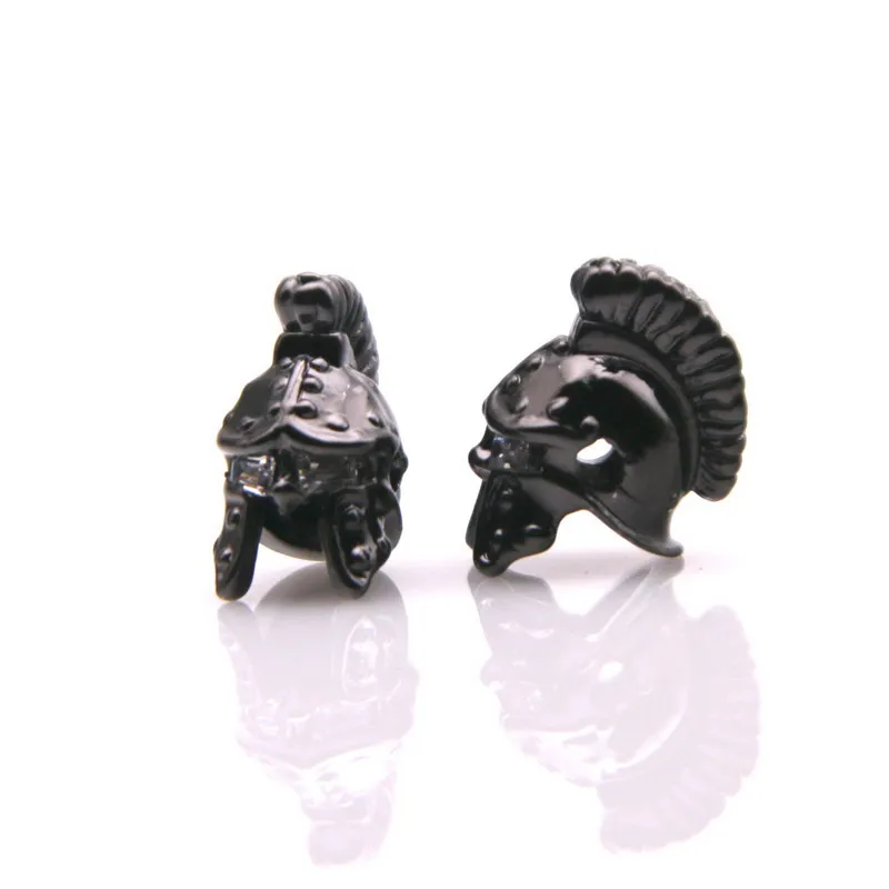 Micro Pave Zircon Black Roman Warrior Gladiator Helmet Beads Spacer Bead Metal Charms for DIY Jewelry Making 15*8 MM
Micro Pave Zircon Black Roman Warrior Gladiator Helmet Beads Spacer Bead Metal Charms for DIY Jewelry Making 15*8 MM