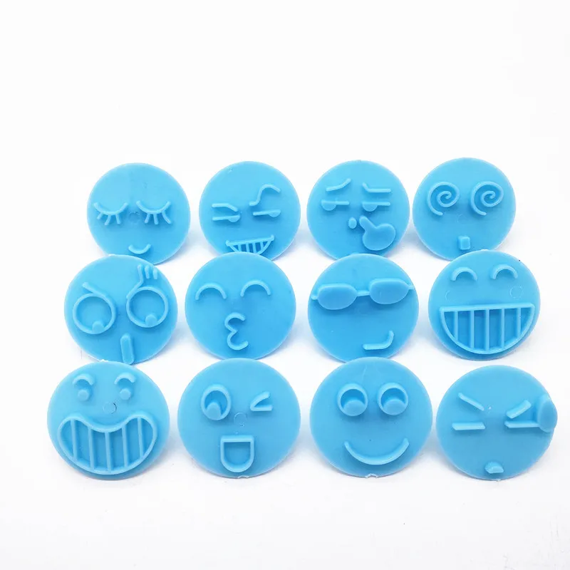 13PCSSet Cute Expression Biscuit Cutting Mould Plastic Baking Cutter DIY Cookie Fondant Molds Chocolate Fudge Decorating Tools 4