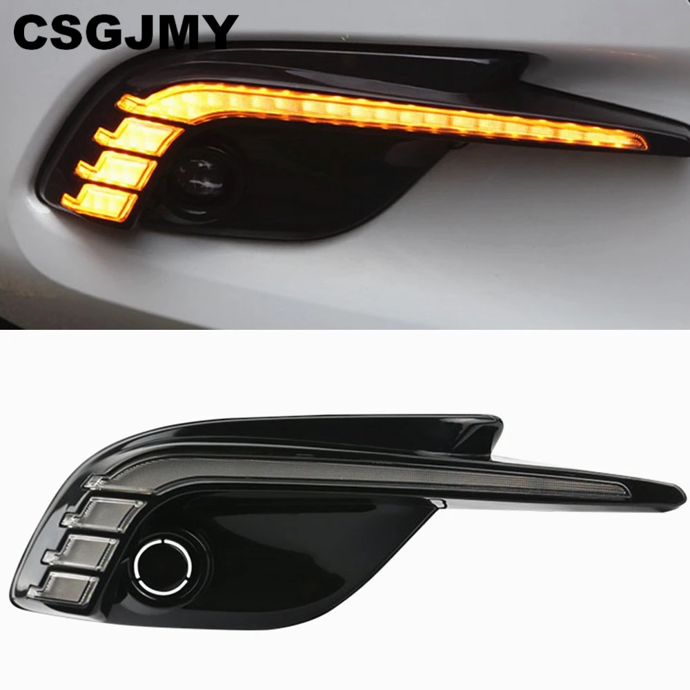CSGJMY 2PCS DRL For Mazda 3 Mazda3 Axela 2017 2018 Daytime Running Lights fog lamp cover headlight 12V Daylight With Turn Signal
CSGJMY 2PCS DRL For Mazda 3 Mazda3 Axela 2017 2018 Daytime Running Lights fog lamp cover headlight 12V Daylight With Turn Signal