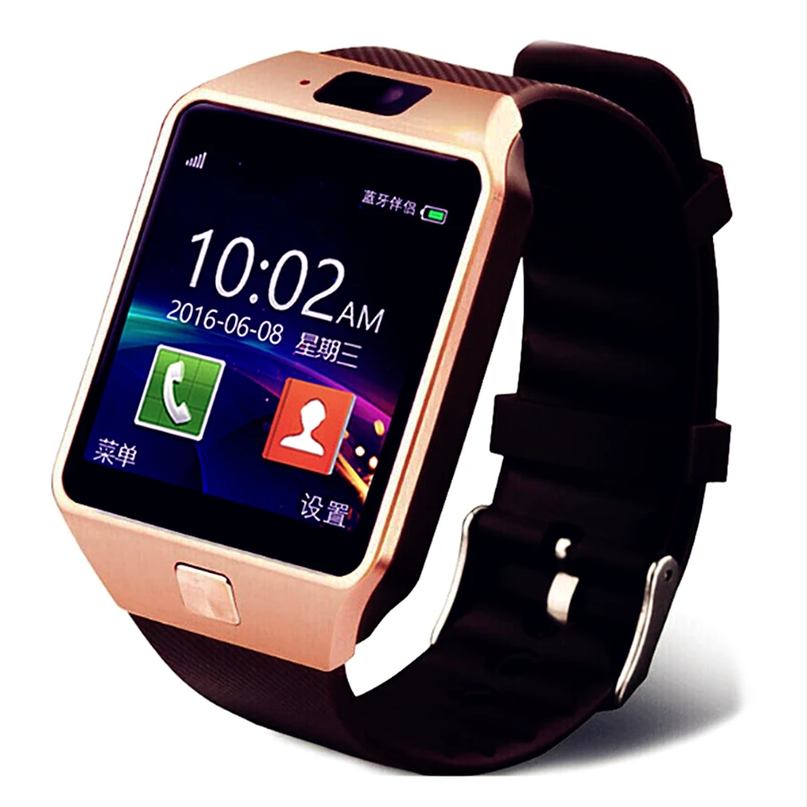 Умные часы DZ09 с поддержкой tf карты SIM спортивные наручные Bluetooth для телефонов Samsung