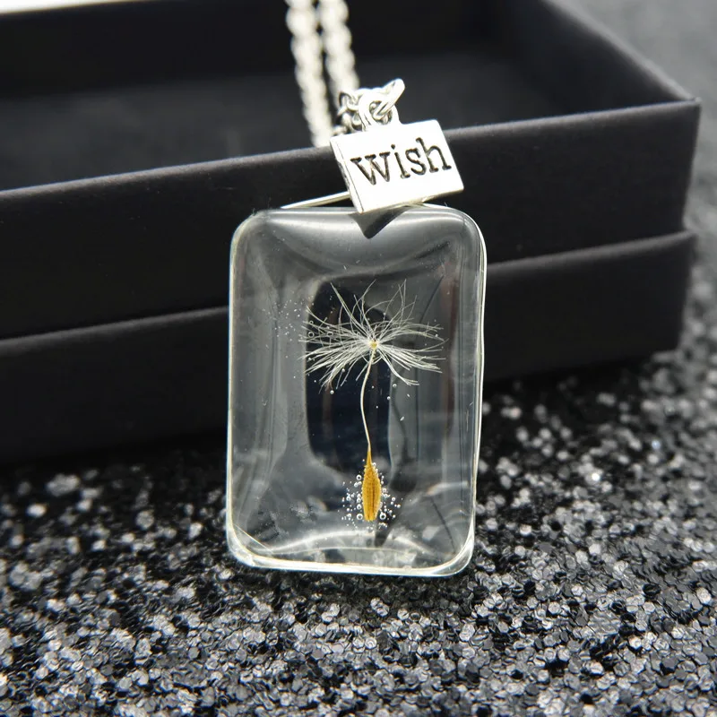 Glass bottle Necklace Natural dandelion Seed In Glass Long Necklace Make A Wish Glass Bead Orb jewelry
Glass bottle Necklace Natural dandelion Seed In Glass Long Necklace Make A Wish Glass Bead Orb jewelry