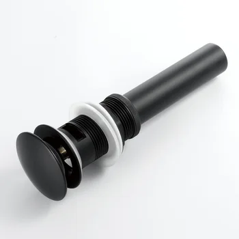 Bathroom Lavatory Black Brass Basin Sink Drain Pop Up Grate Waste Drainer Waterlet Drains With Overflow Hole 0021
Bathroom Lavatory Black Brass Basin Sink Drain Pop Up Grate Waste Drainer Waterlet Drains With Overflow Hole 0021