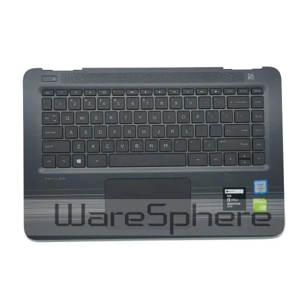 Верхняя крышка верхний чехол с клавиатурой для HP Pavilion 14 a 856186 001 черный|case for hp