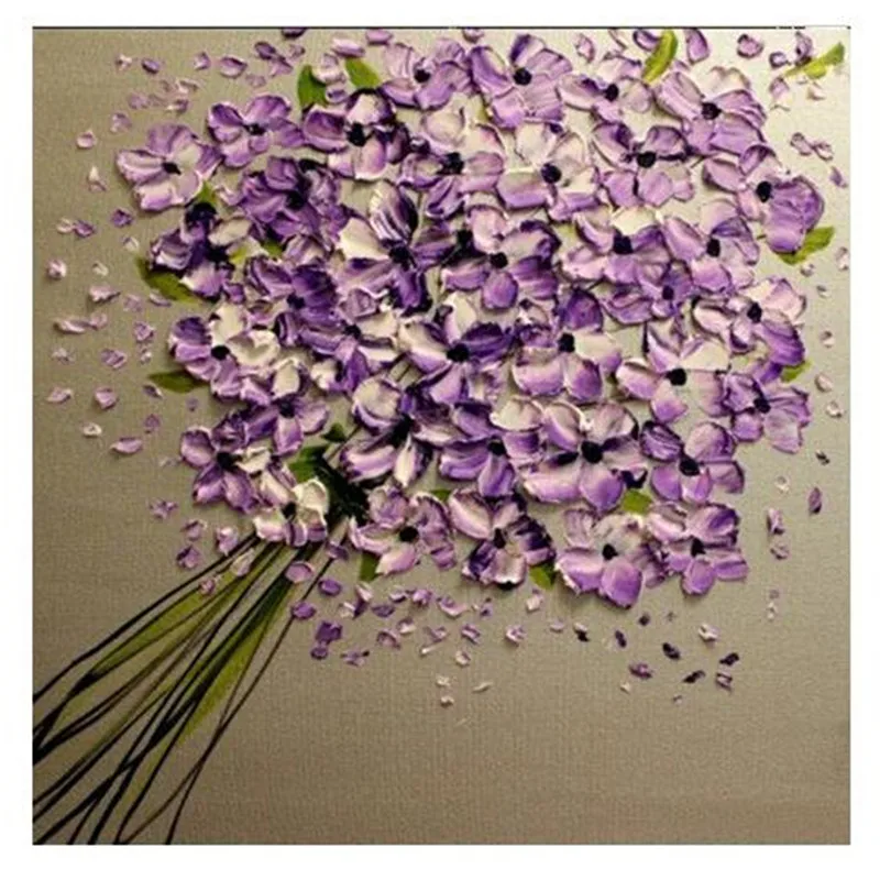 Large Hand-painted Knife Flowers Oil Painting on Canvas Modern Abstract Wall Decor Art Pictures Handmade Purple Floral Paintings
Large Hand-painted Knife Flowers Oil Painting on Canvas Modern Abstract Wall Decor Art Pictures Handmade Purple Floral Paintings