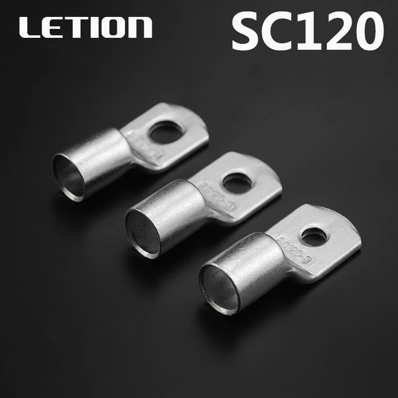 SC120 Tined copper connecting terminal SC120 bolt hole cable lugs battery terminals 120mm square wire 1PCS 5PCS 10PCS
SC120 Tined copper connecting terminal SC120 bolt hole cable lugs battery terminals 120mm square wire 1PCS 5PCS 10PCS