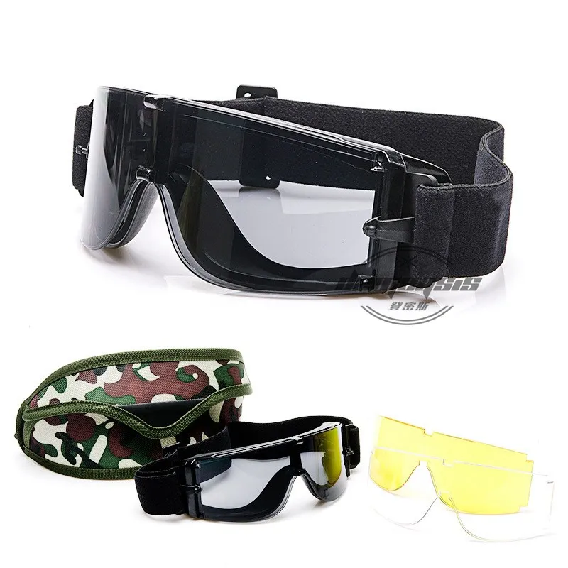 Military Tactical Goggles Men Eyewear Hunting Paintball CS Army Outdoor Sport Windproof Tactical Goggles
Military Tactical Goggles Men Eyewear Hunting Paintball CS Army Outdoor Sport Windproof Tactical Goggles