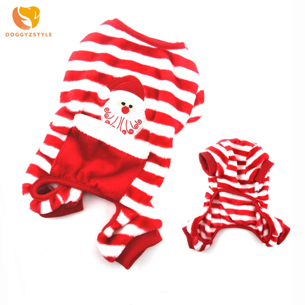 Christmas Pet Dog Clothes Puppy Stripe Pajamas Warm Lovely Jumpsuits For Small Medium Dogs Coat Pets Cats Costume DOGGYZSTYLE
Christmas Pet Dog Clothes Puppy Stripe Pajamas Warm Lovely Jumpsuits For Small Medium Dogs Coat Pets Cats Costume DOGGYZSTYLE