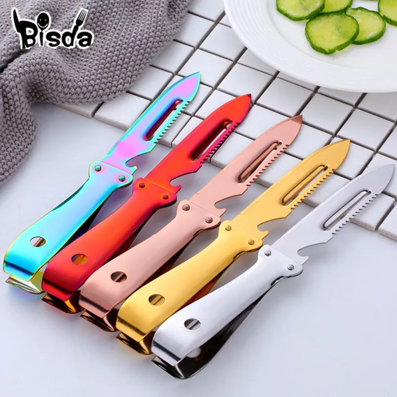 Stainless Steel Peeler Vegestable Fruit Knife Multi-function Kitchen Utensil Cocktail Bottle Opener Kitchen Clipper To Scales
Stainless Steel Peeler Vegestable Fruit Knife Multi-function Kitchen Utensil Cocktail Bottle Opener Kitchen Clipper To Scales