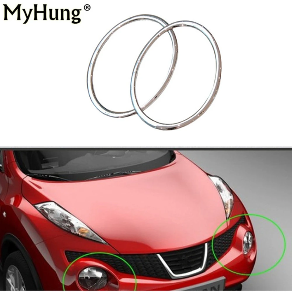 Car Styling Head Lamp Front Bumper Headlight Ring Trim Cover For Nissan Juke 2010-2014 Abs Chrome Auto Accessories 2pcs per set
Car Styling Head Lamp Front Bumper Headlight Ring Trim Cover For Nissan Juke 2010-2014 Abs Chrome Auto Accessories 2pcs per set