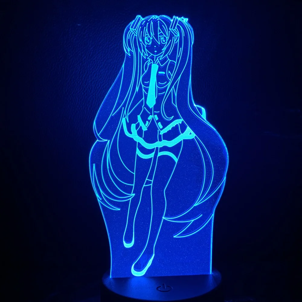 USB 3D LED Night Light Hatsune Miku Figure Multicolor RGB Boys Child Kids Baby Gifts decorative lights Music Table Lamp Bedside
USB 3D LED Night Light Hatsune Miku Figure Multicolor RGB Boys Child Kids Baby Gifts decorative lights Music Table Lamp Bedside
