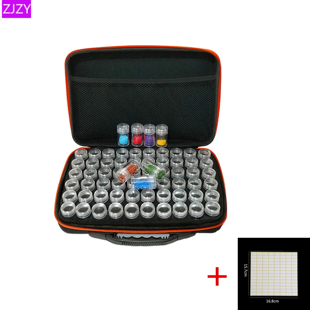 60Bottles Diamond Painting Box Container Storage Full Square Carry Case Holder Storage Hand Bag Zipper Design Shockproof Durable
60Bottles Diamond Painting Box Container Storage Full Square Carry Case Holder Storage Hand Bag Zipper Design Shockproof Durable