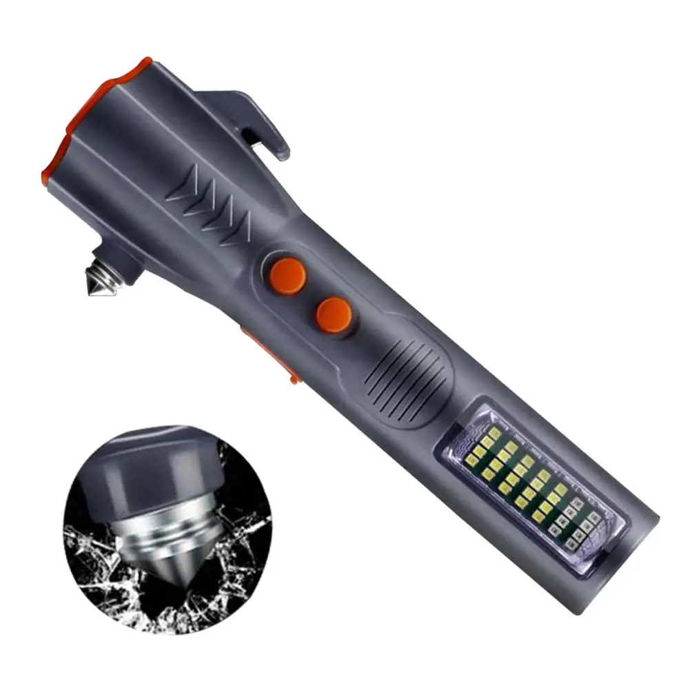 Six In One Multifunctional Sound-Light Alarm Flashlight For Fire Emergency Charging Fishing Self-driving Hiking Camping
Six In One Multifunctional Sound-Light Alarm Flashlight For Fire Emergency Charging Fishing Self-driving Hiking Camping