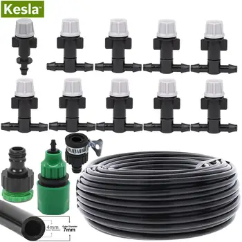 10m Auto Water Misting Cooling Irrigation System Watering irrigation Kit & 10 Atomizing Nozzle Sprinkler Garden Tool Greenhouse
10m Auto Water Misting Cooling Irrigation System Watering irrigation Kit & 10 Atomizing Nozzle Sprinkler Garden Tool Greenhouse