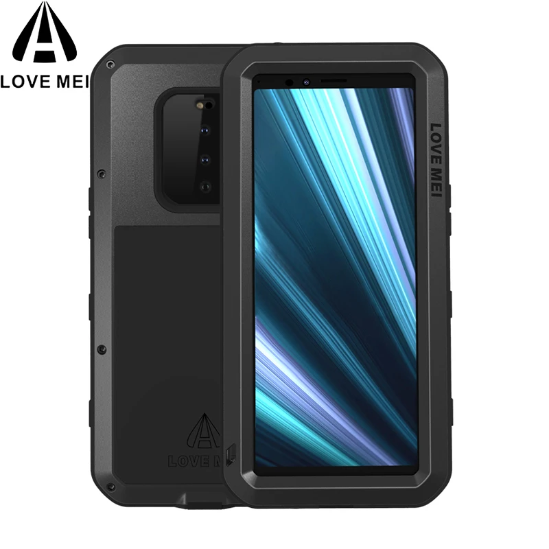 LOVE MEI Shockproof Metal Case with Glass For Sony Xperia 1 2019 Xperia XZ4 Luxury Aluminum Armor Life Waterproof Cover
LOVE MEI Shockproof Metal Case with Glass For Sony Xperia 1 2019 Xperia XZ4 Luxury Aluminum Armor Life Waterproof Cover