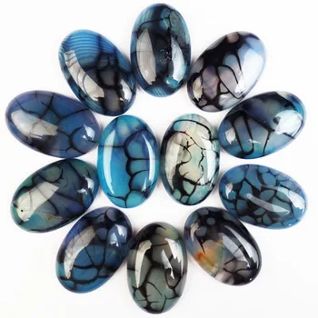 (12 pieces/lot) Wholesale Natural blue Dragon veins Agates OVal CAB Cabochon 29x19x6mm Fashion Jewelry yl040901
(12 pieces/lot) Wholesale Natural blue Dragon veins Agates OVal CAB Cabochon 29x19x6mm Fashion Jewelry yl040901