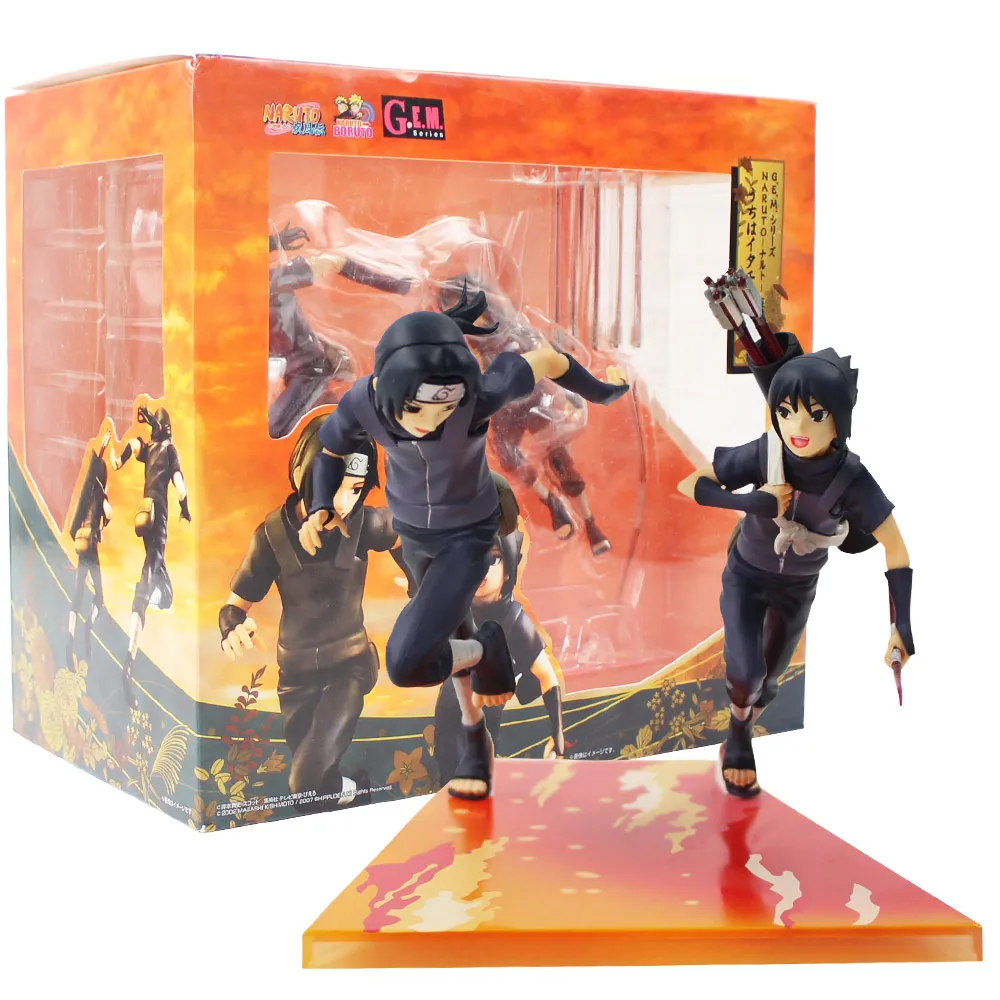 10-13cm Anime Naruto Shippuden GEM Uchiha Itachi Sasuke Young Child PVC Action Figure Collectible Model Toy Doll
10-13cm Anime Naruto Shippuden GEM Uchiha Itachi Sasuke Young Child PVC Action Figure Collectible Model Toy Doll