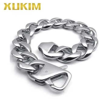 Xukim Jewelry High Quality Silver 8inch 9inch High Polished 316 Stainless Steel Men's Bracelet Fashion Jewelry
Xukim Jewelry High Quality Silver 8inch 9inch High Polished 316 Stainless Steel Men's Bracelet Fashion Jewelry
