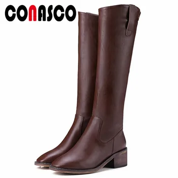 CONASCO Classic Design Women Knee High Boots High Heels Long Autumn Winter Martin Shoes Woman High Motorcycle Boots Long Shoes
CONASCO Classic Design Women Knee High Boots High Heels Long Autumn Winter Martin Shoes Woman High Motorcycle Boots Long Shoes