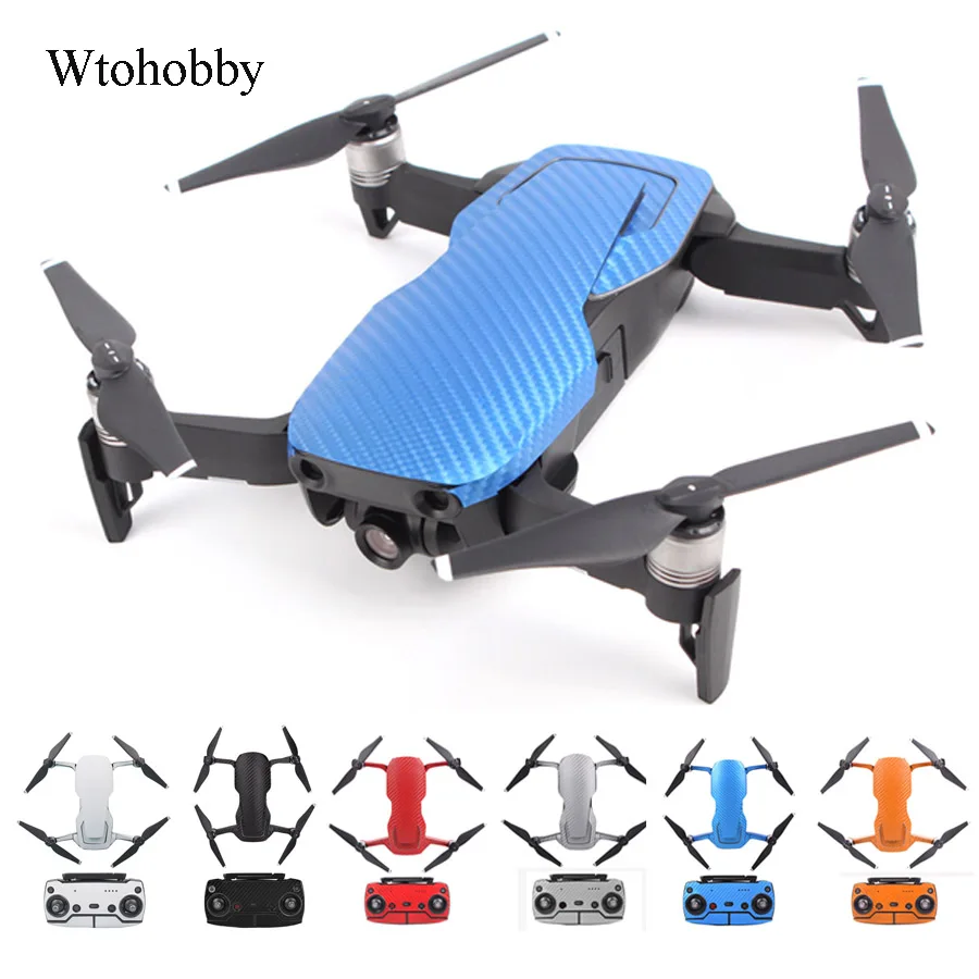 Wtohobby PVC Sticker Carbon Grain Graphic Stickers for DJI Mavic Air Skin 3 Batteries Remote Aircraft Full Set Decals
Wtohobby PVC Sticker Carbon Grain Graphic Stickers for DJI Mavic Air Skin 3 Batteries Remote Aircraft Full Set Decals