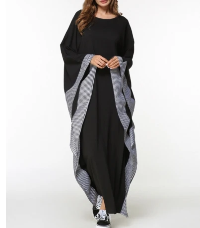 2018 Women's loose Robe long dress 16802-1