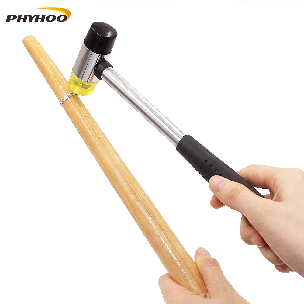 Jewelry Tools Kit including Jewelers Rubber Hammer Metal Mandrel Ring Size US