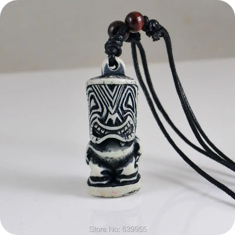 Tiki Resin Carving Pendant Necklace Maori Amulet Lucky Gift Tribal Totem Fashion Jewelry
Tiki Resin Carving Pendant Necklace Maori Amulet Lucky Gift Tribal Totem Fashion Jewelry