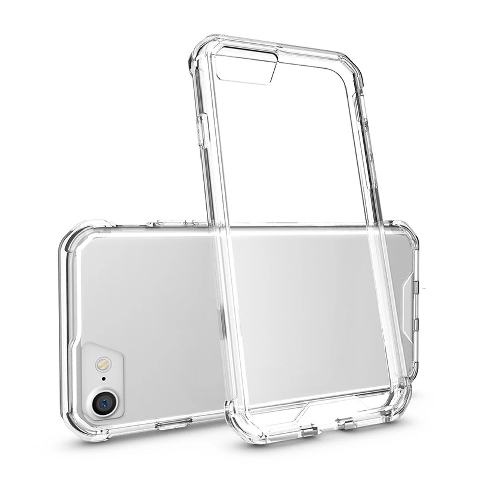 Fashion Transparent Back Cover Acrylic Hard Protective Phone Case for iPhone 7 4.7 plus 5.5 | Мобильные телефоны и
