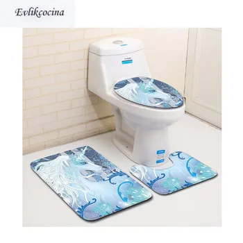 Free Shipping 3pcs Unicorn Banyo Paspas Bathroom Carpet Toilet U Bath Mats Set Non Slip Pad Tapis Salle De Bain Alfombra Bano
Free Shipping 3pcs Unicorn Banyo Paspas Bathroom Carpet Toilet U Bath Mats Set Non Slip Pad Tapis Salle De Bain Alfombra Bano