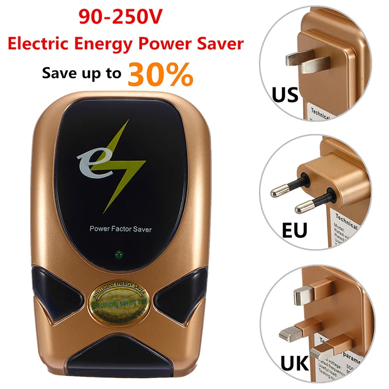 Home Electricity Power Energy Factor Saver Saving Up To 30% 90-250V US/UK/EU Stabilizes Voltage Prolongs Supply
Home Electricity Power Energy Factor Saver Saving Up To 30% 90-250V US/UK/EU Stabilizes Voltage Prolongs Supply