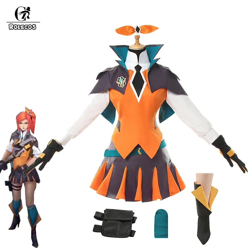 ROLECOS Game LOL Lux Cosplay Costume LOL Battle Academia Normal Lux Cosplay Costume Women Uniform Full Set Top Skirt Outfit
ROLECOS Game LOL Lux Cosplay Costume LOL Battle Academia Normal Lux Cosplay Costume Women Uniform Full Set Top Skirt Outfit